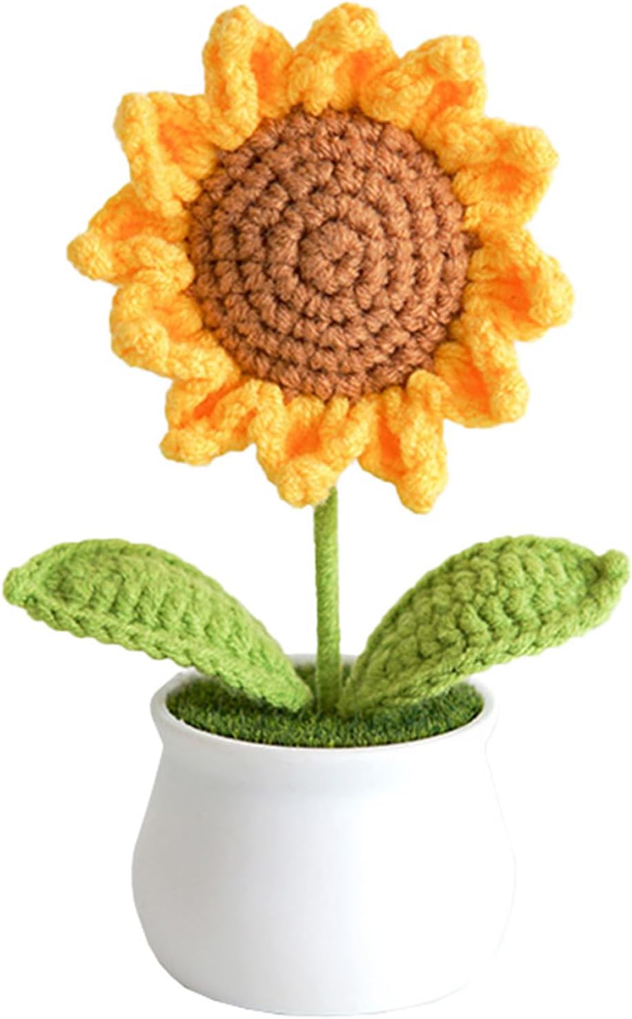 Sunflower Crochet Decor - Motivational Office Gift