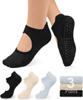 Purplepig Non-Slip Grip Pilates Socks - Enhance Your Workout!