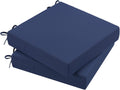 Outdoor Seat Cushions 21 x 21 x 4 in Navy Blue - Comfortable