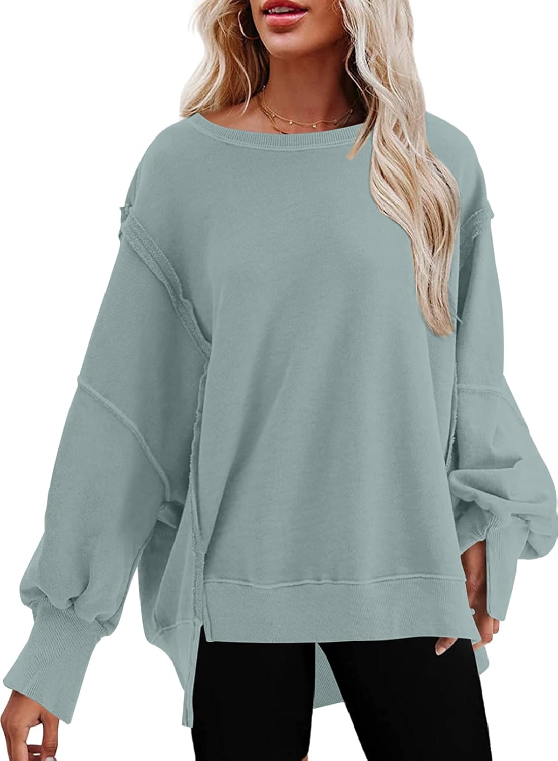SHEWIN Womens Oversized Sweatshirts for Casual Fall Fashion
