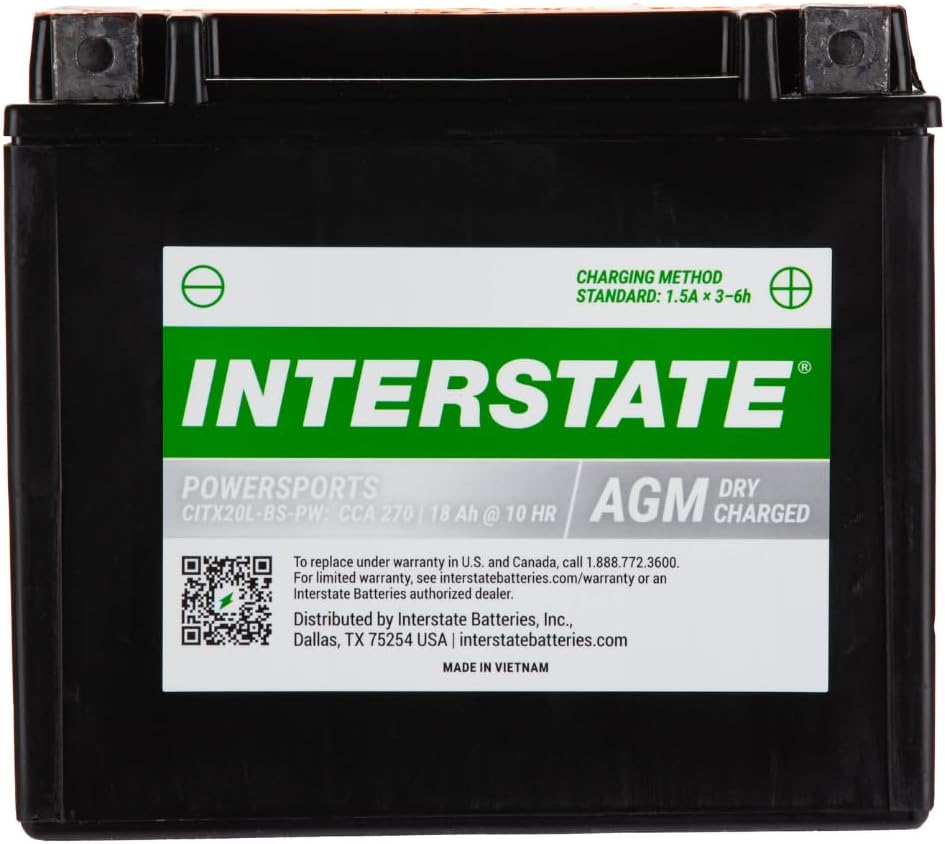 High-Performance AGM Rechargeable Battery for Powersports Use