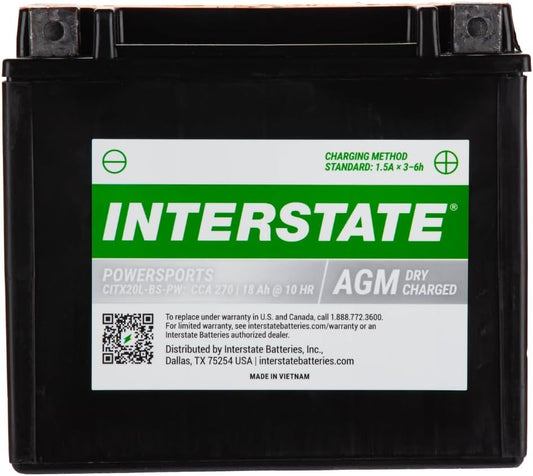 High-Performance AGM Rechargeable Battery for Powersports Use