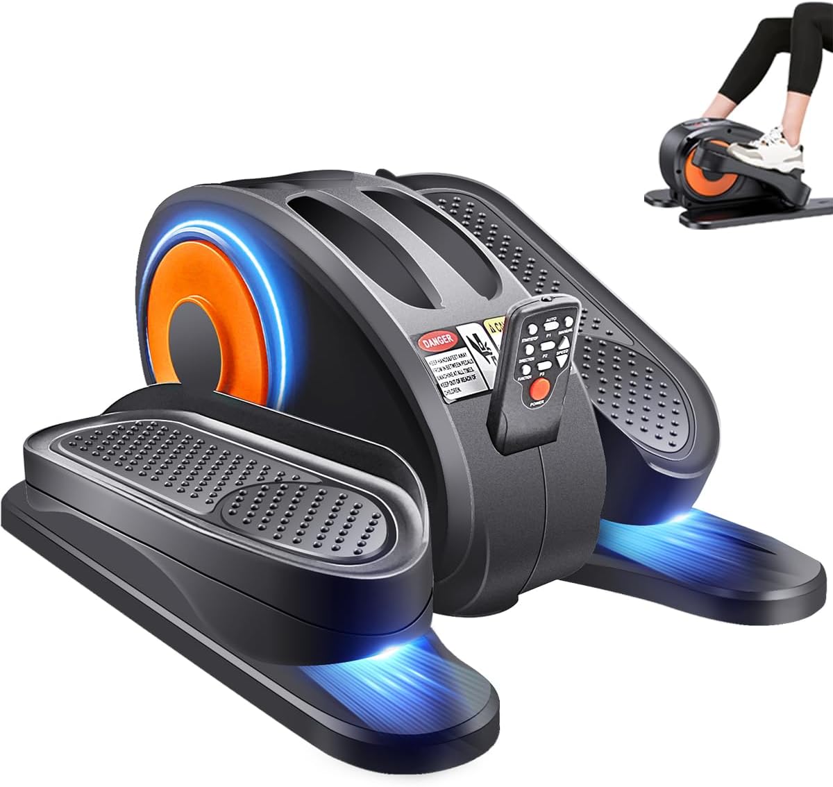 Portable Seniors' Leg Exerciser - Compact Electric Elliptical