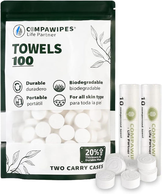 Reusable Toilet Wipes for Travel & Camping