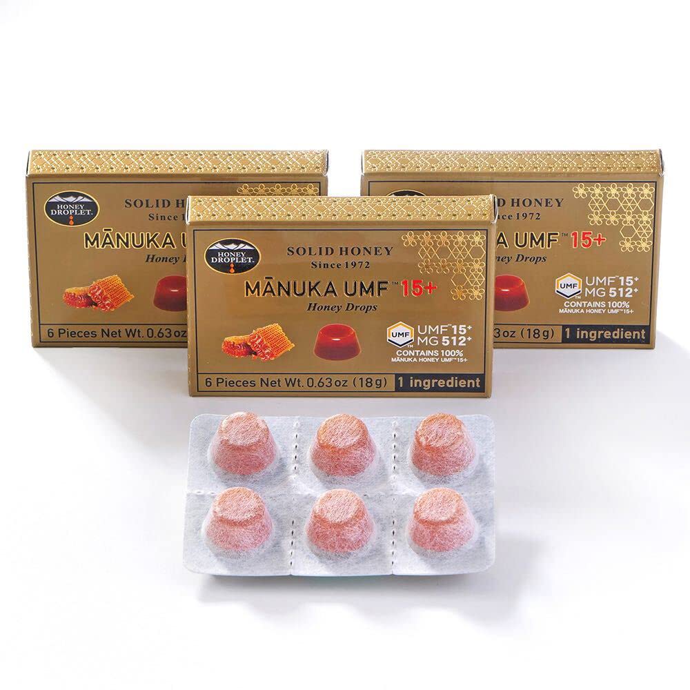 UMFTM15+ Manuka Honey Drops - Pure Natural Lozenges from NZ