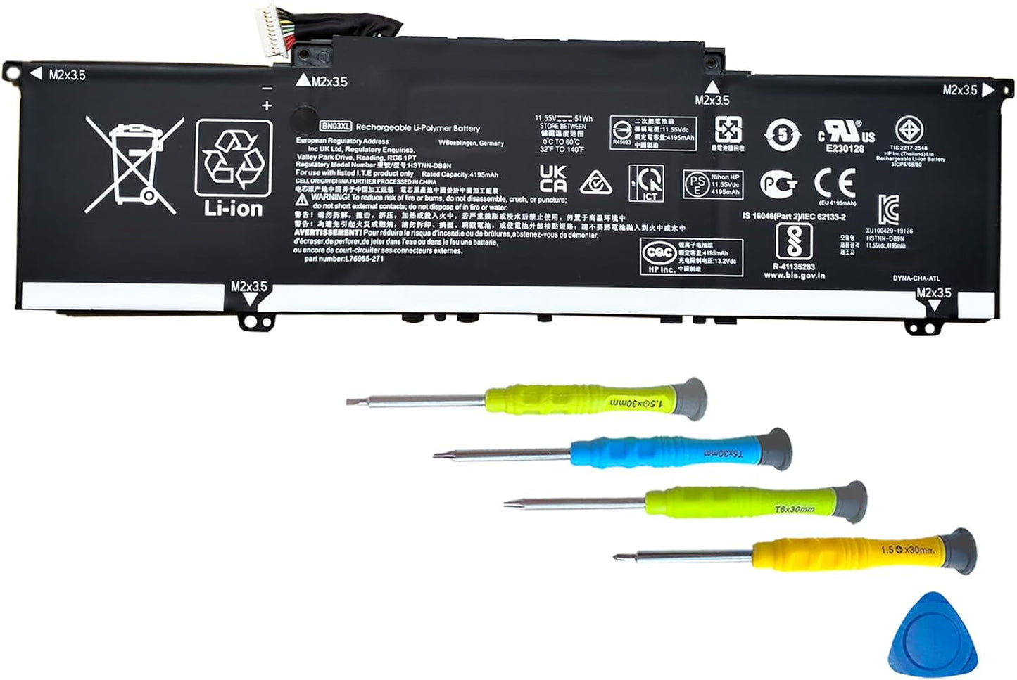 ASODI BN03XL Battery Replacement for HP Envy x360 Series