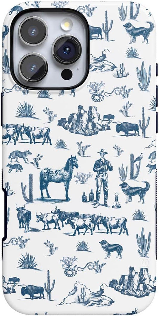 Casely iPhone 16 Pro Case | Wild West Adventure Design