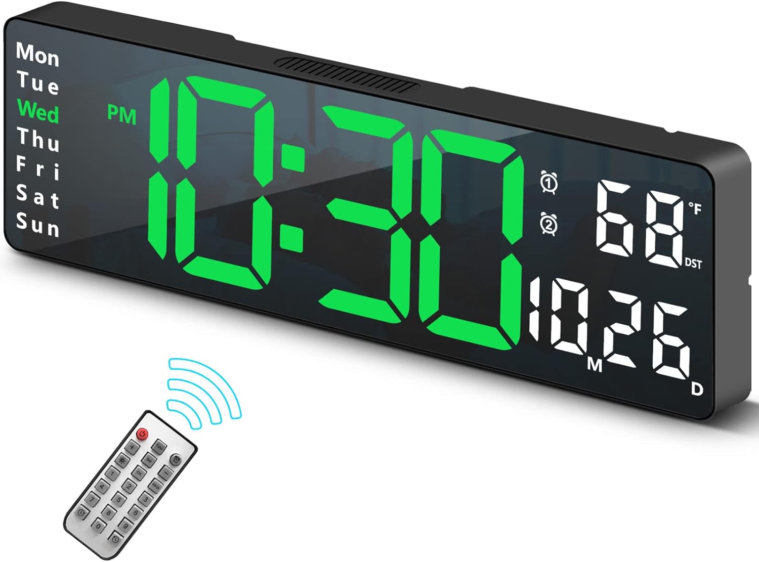 Digital Clock with Remote Control for Home and Office Use