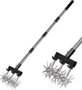 Rotary Cultivator Hand Tiller for Gardening - Adjustable Telescopic