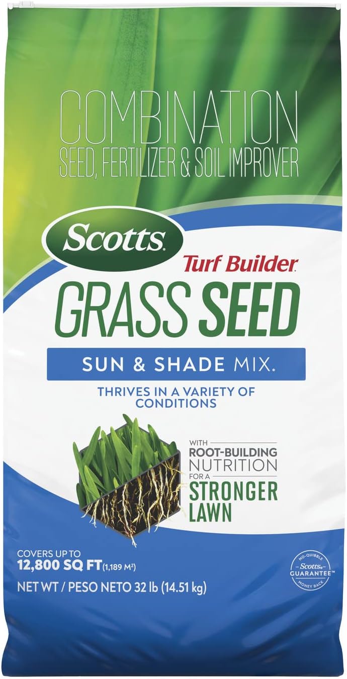 Scotts Turf Builder Grass Seed Sun and Shade Mix for All Conditions