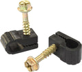 STEREN Coaxial Cable Clips - 100 Count Cable Holders for TV & Siding