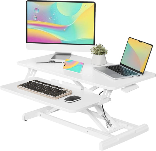 JOY worker Standing Desk Converter for Ergonomic Workstation Setup