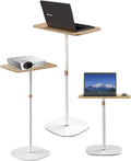 Mobile Standing Desk Height Adjustable Floor Laptop Stand - Stable