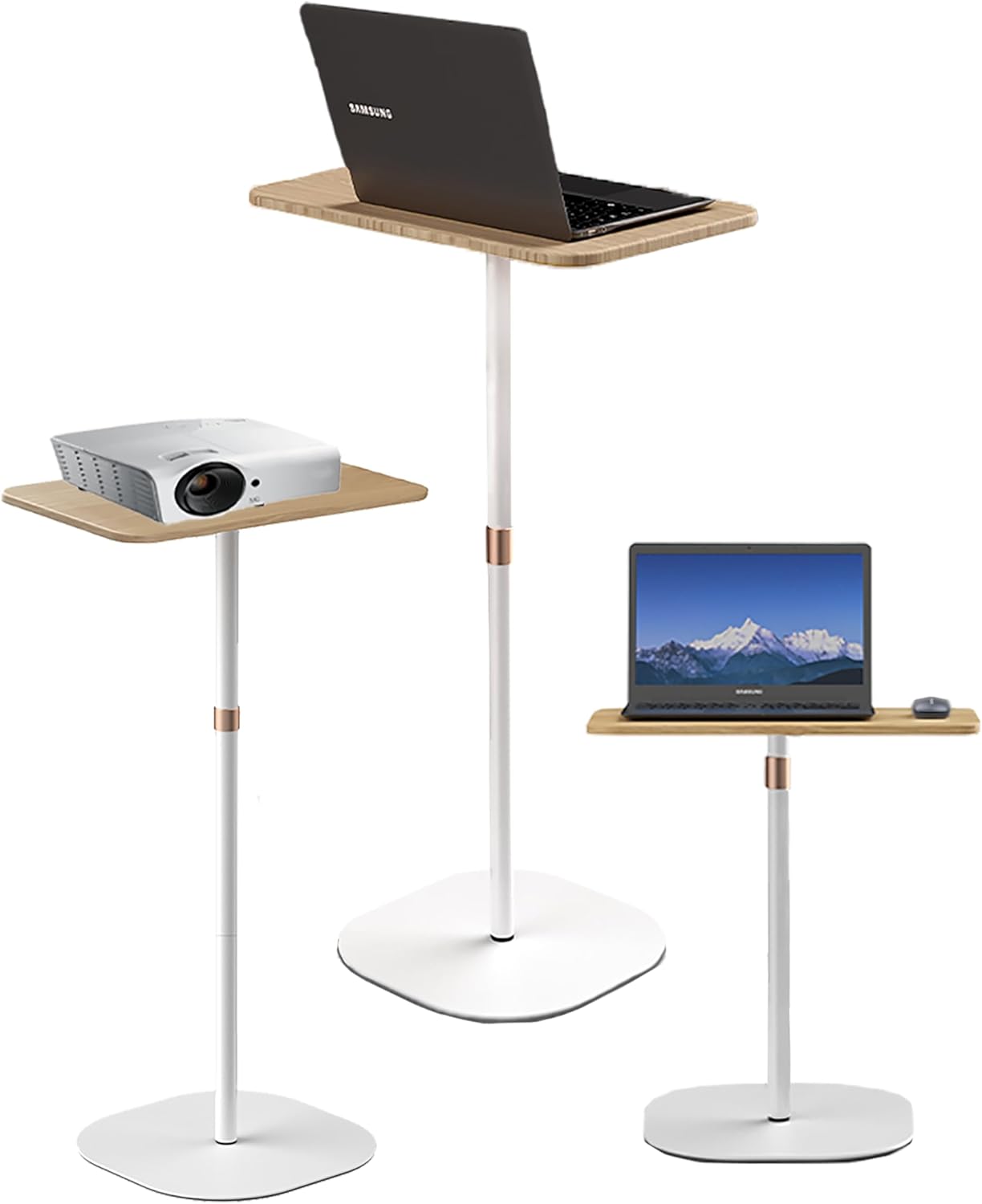 Hocoder Mobile Standing Desk - Adjustable & Versatile
