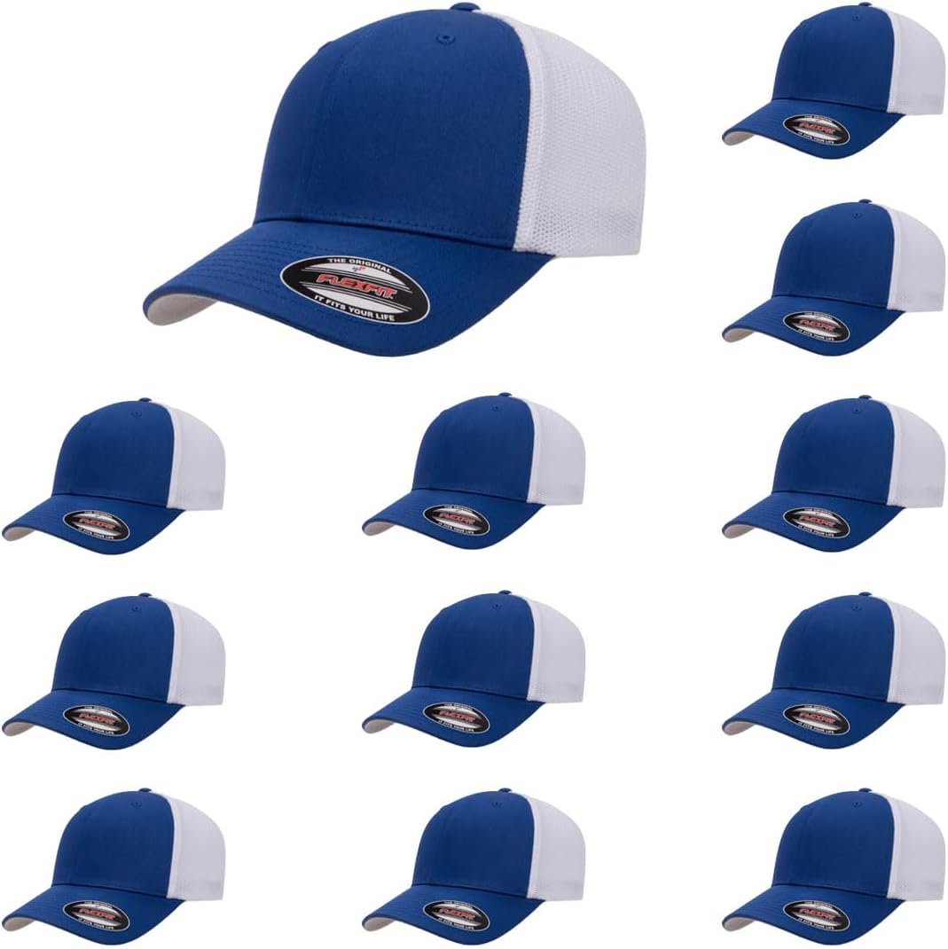 Flexfit 6511 Fitted Mid-Profile Trucker Cap for All-Day Comfort