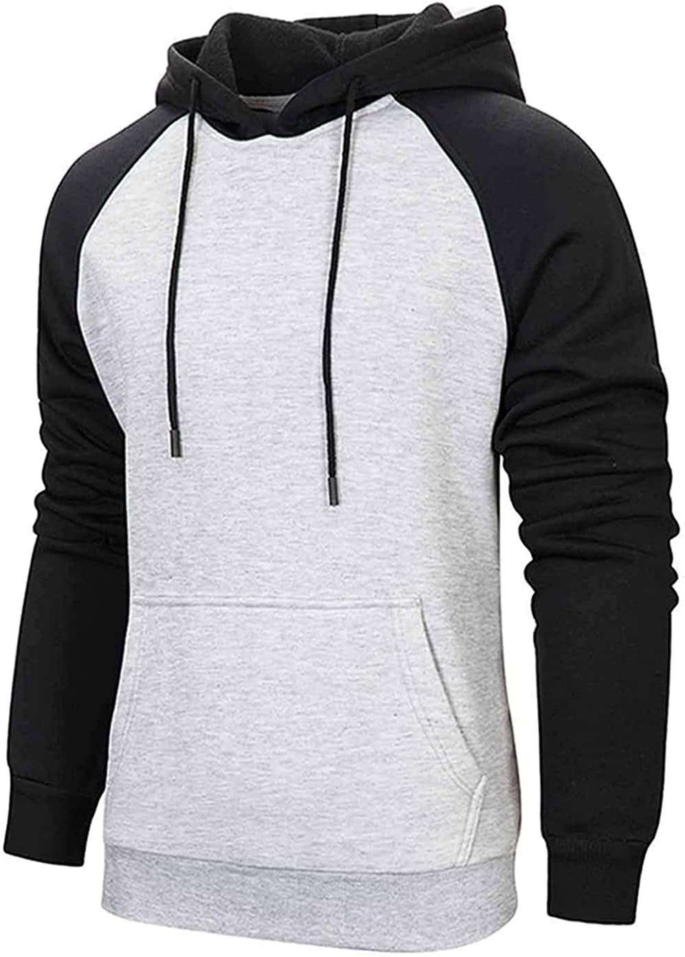 Warm Patchwork Hoodie for Men - Stylish & Cozy!