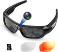 FlyGift 4K 2160P Sports & Action Camera Sunglasses - Hands-Free 4K