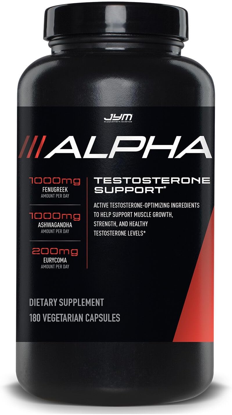 Alpha JYM Testosterone Support for Male Vitality and Health