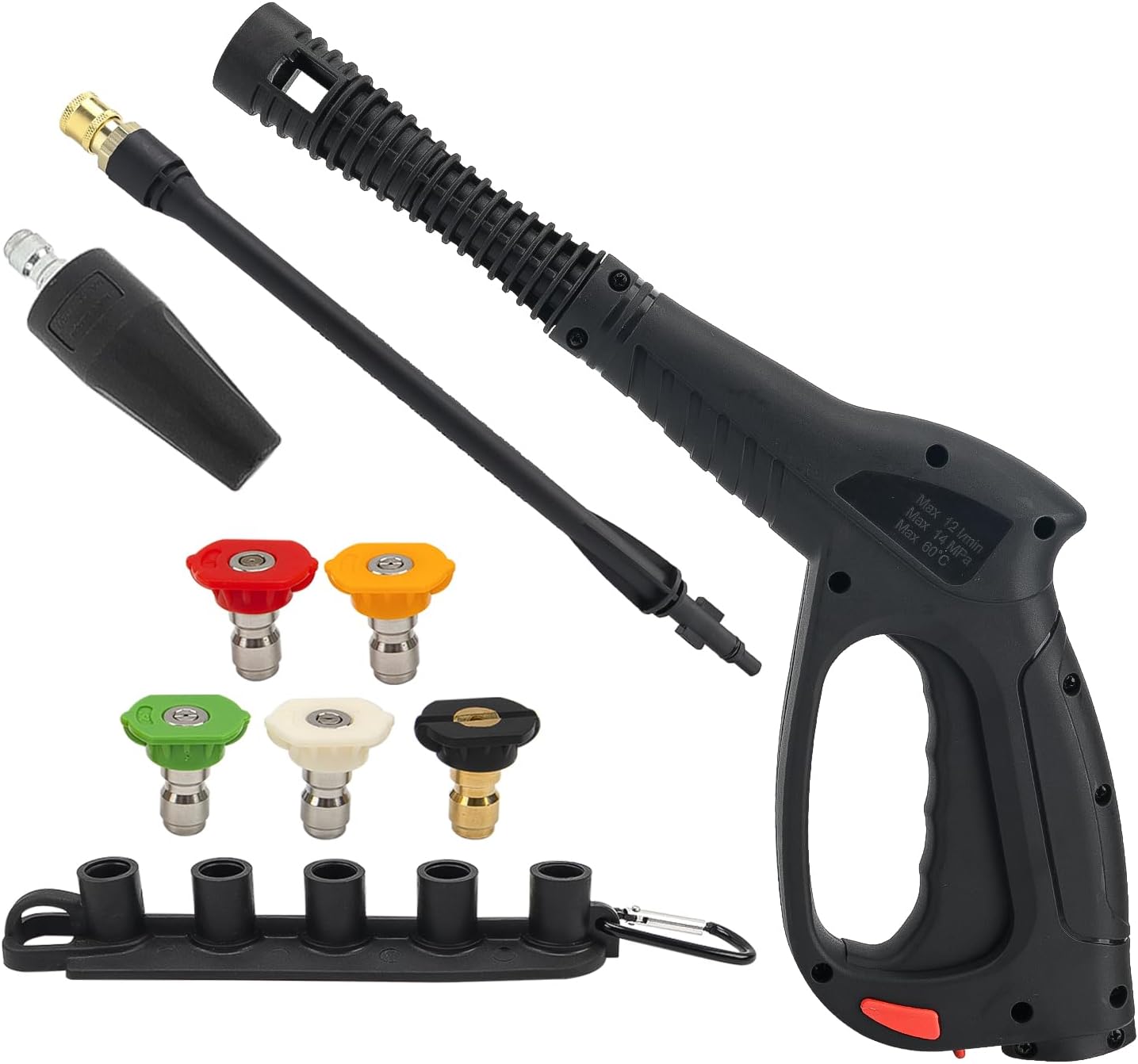 Replacement Pressure Washer Spray Gun Kit with Turbo Nozzle