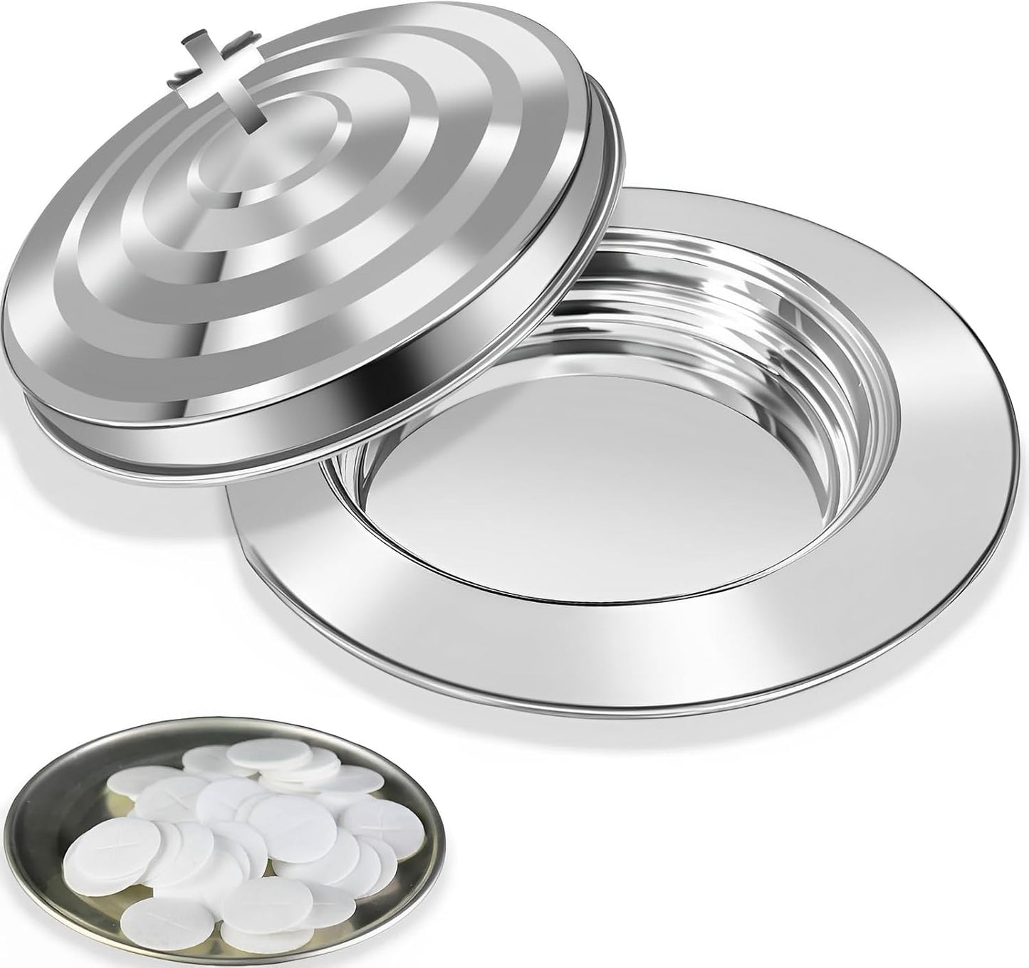 Upgraded Communion Tray and Cover Set for Churches - Elegant Design