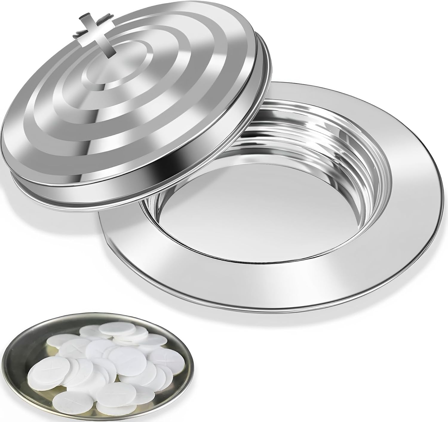 Upgraded Communion Tray and Cover Set for Churches - Elegant Design