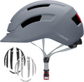 Adult Urban Bike Helmet - Adjustable Fit System & Taillight