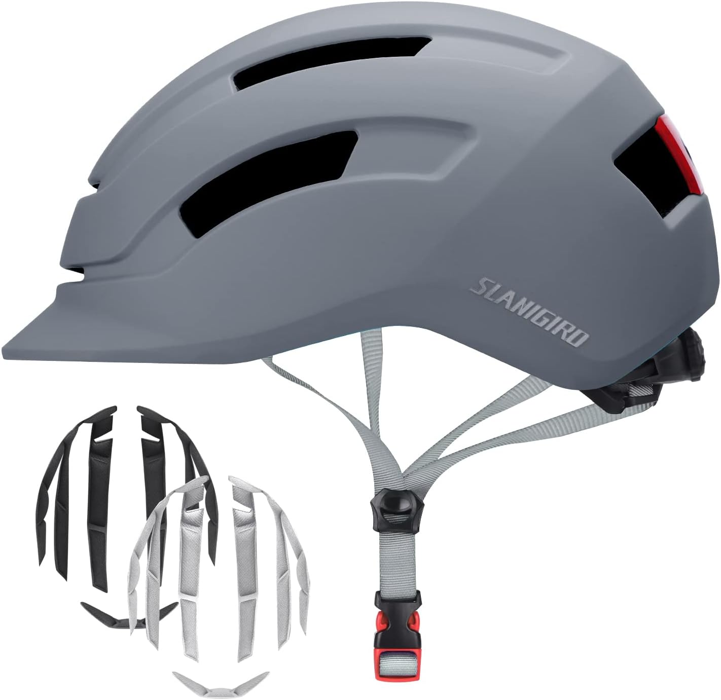 SLANIGIRO Urban Bike Helmet - Safety & Style Combo 