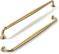 Brushed Brass 12 in Cabinet Pulls 5-Pack - Heavy Duty Warm Gold