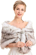 Women's Wedding Fur Wraps and Shawls Bridal Fur Stole - Warm Elegance