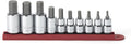 GEARWRENCH 10 Pc 3/8ft & 1/2ft Drive Hex Bit Socket Set - Durable Pro