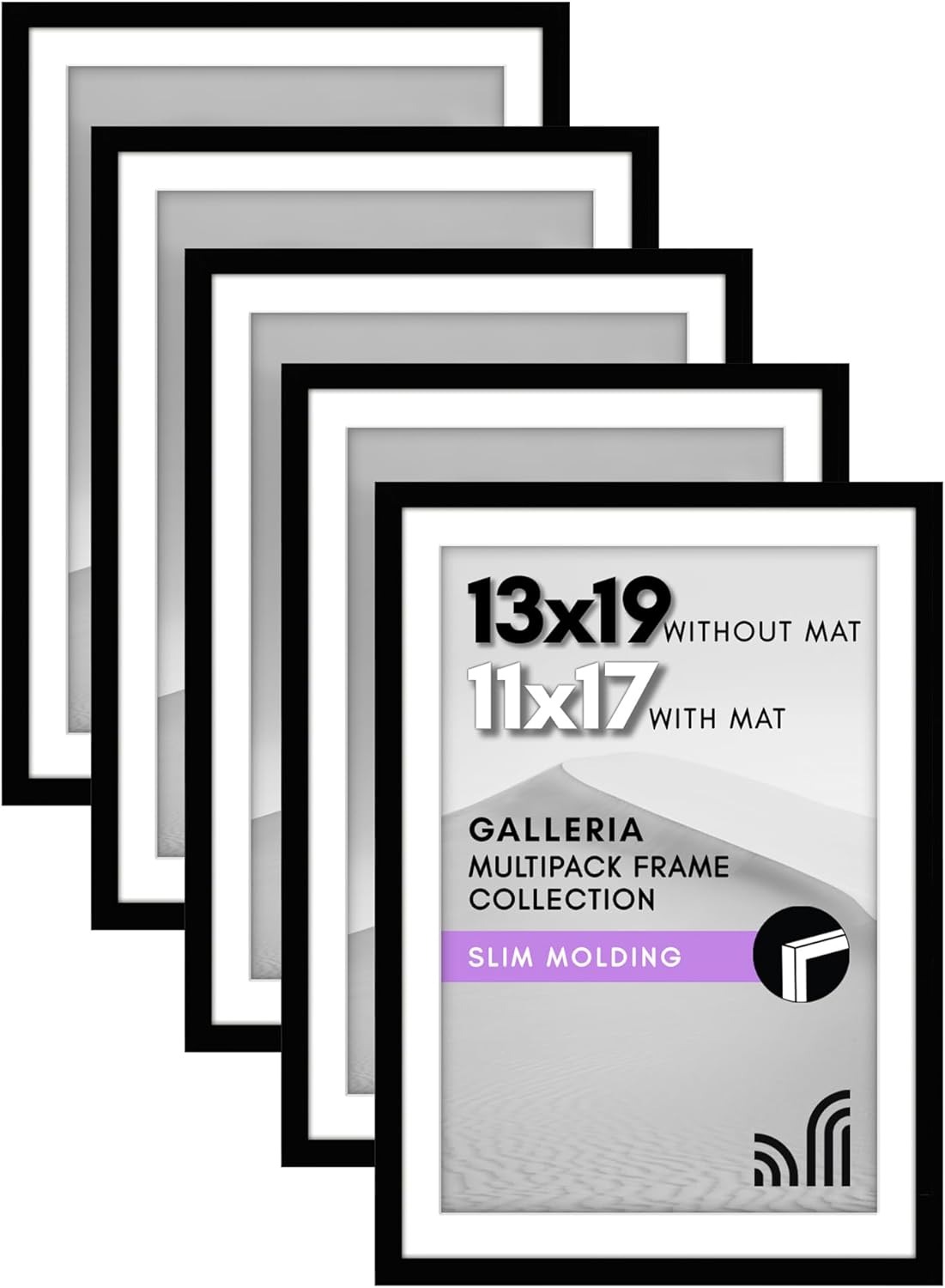 13x19 Picture Frame Set of 5 for Stylish Home Display