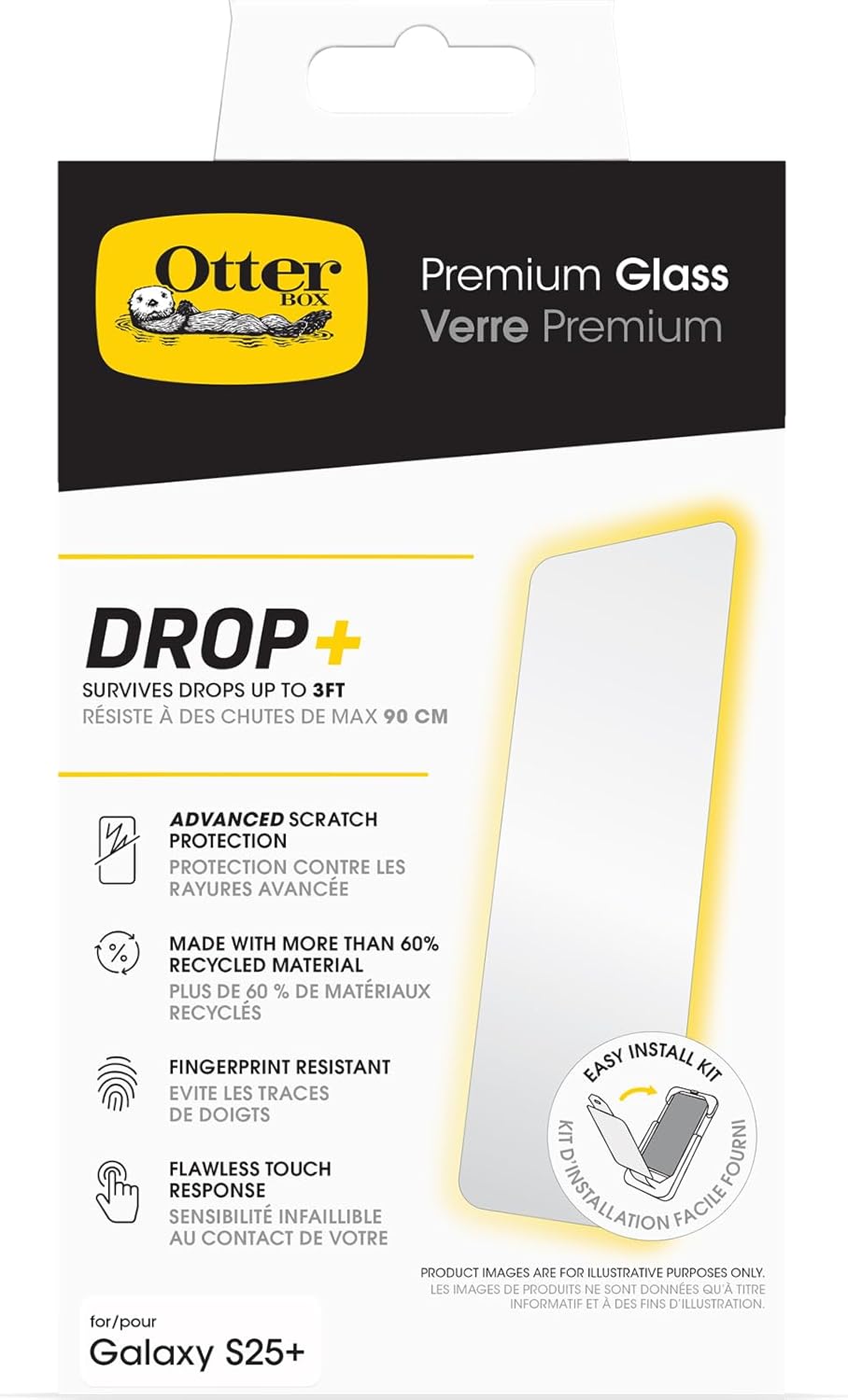 OtterBox Samsung Galaxy S25+ and S24+ Premium Glass Protection