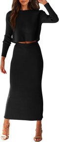 PRETTYGARDEN Women's 2 Piece Sweater Set - Cozy Fall Staple