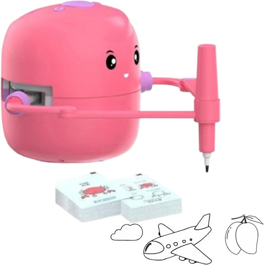 Robot Drawing Machine for Kids - 100 Cards Included!