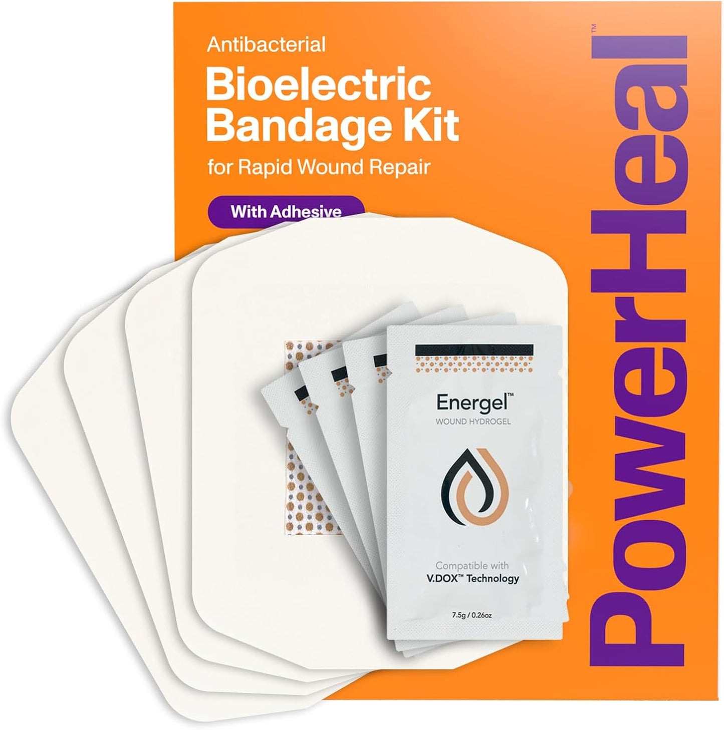 Bioelectric Bandage Kit for Fast Healing and Wound Care