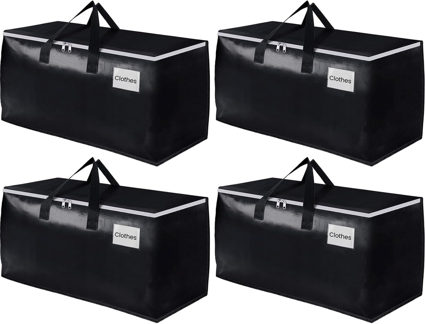 4 Pack EpicTotes XL Moving Bags - Space Saving Solution