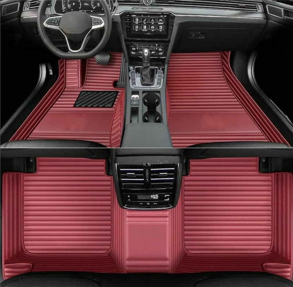 Luxury Leather Car Floor Mats Custom Fit for Most Vehicles