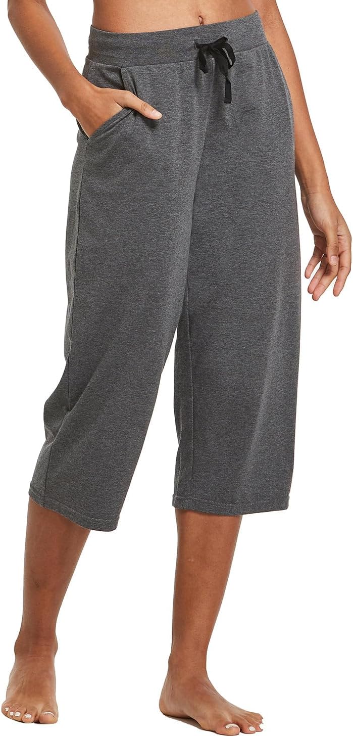 Baleaf Women's Wide Leg Capris for Comfortable Summer Wear
