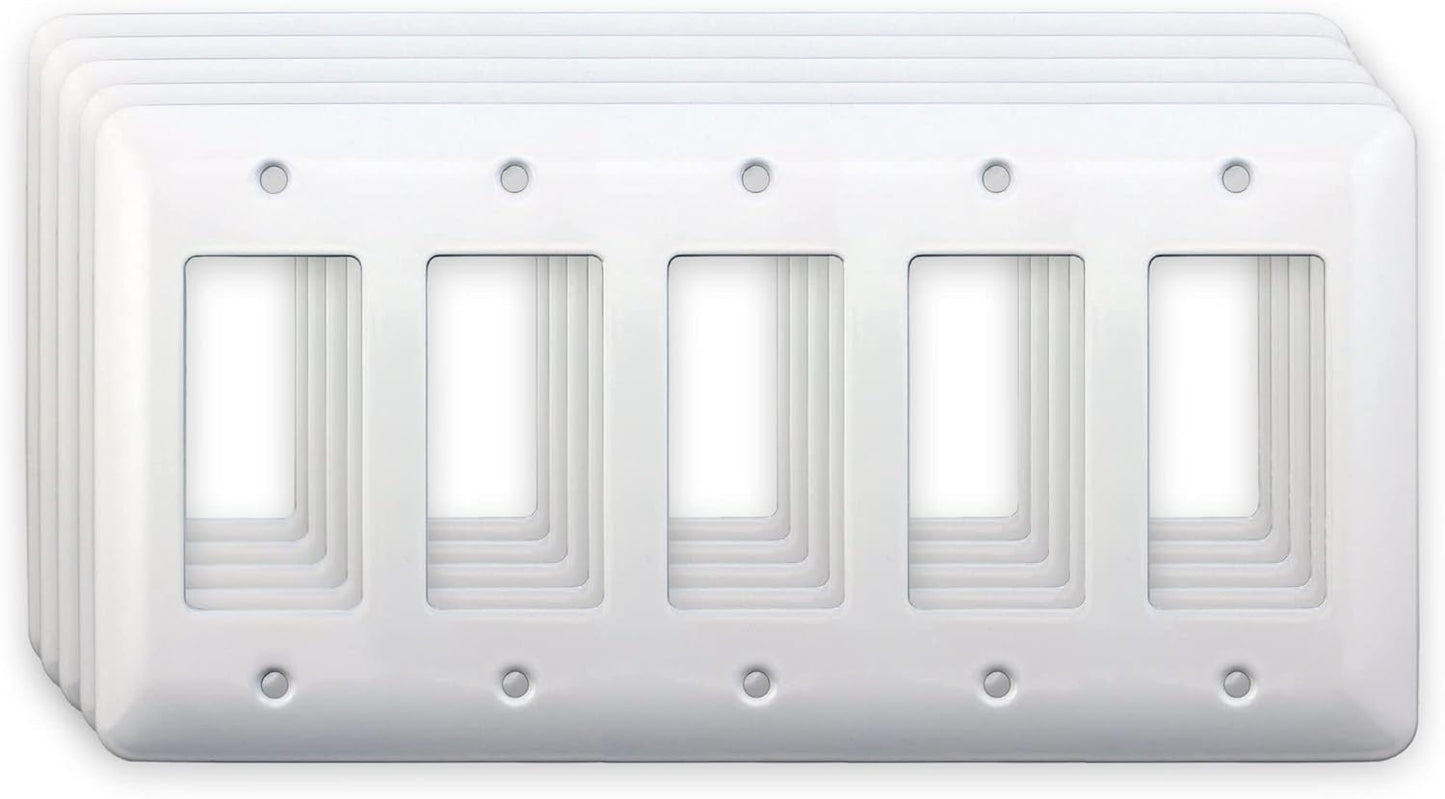 Airmont Products 5 Pack Decorative Wall Plate, Princess Style