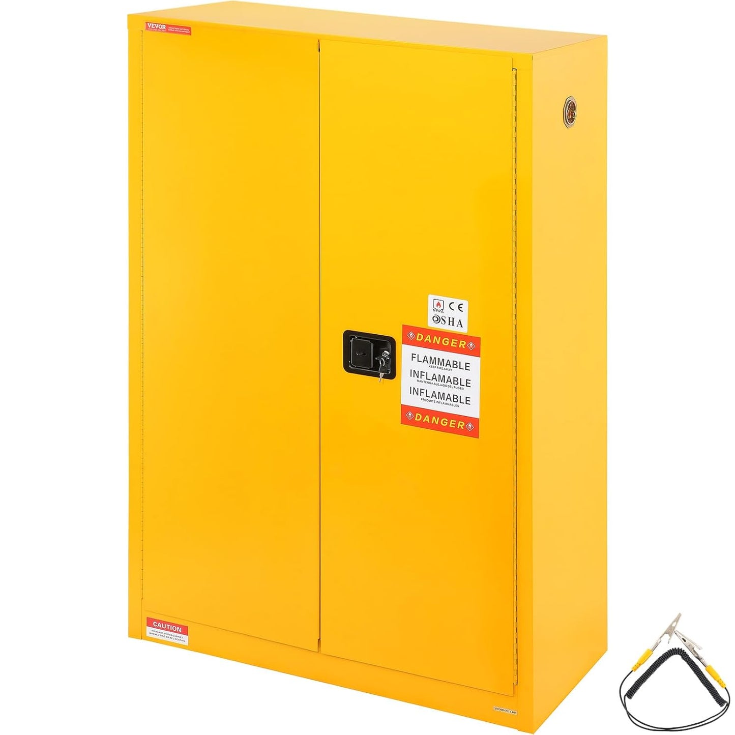 VEVOR Flammable Cabinet 45 Gal for Safe Liquid Storage
