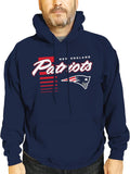 Adult Unisex Retro Script NFL Hooded Sweatshirt - Ultra Soft Fleece