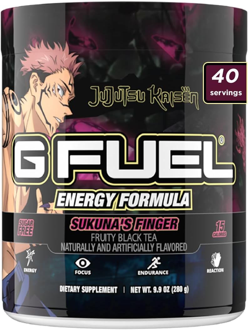 G Fuel Sukuna's Finger Energy Drink Powder for Gamers and Fans