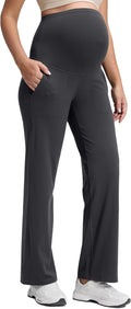 Butterluxe Maternity Wide Leg Pants Over-The-Belly - Comfortable Fit