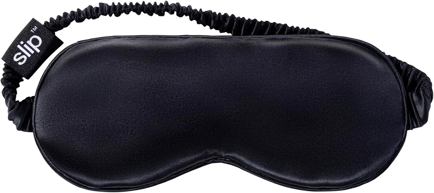 Slip Pure Silk Sleep Mask - Luxurious Black Silk for Restful Sleep