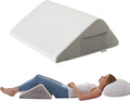 Knee Pillow for Back Sleeping - Memory Foam Wedge for Relief