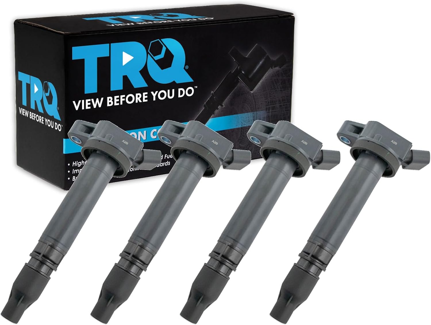 TRQ Ignition Coil Set for 2012-2015 Scion iQ - Reliable Performance