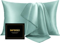 Silk Pillowcase King Size 20ftx36ft Set of 2 - ICY Morn, Hidden Zipper
