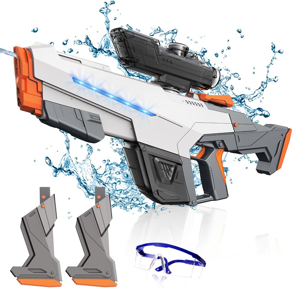 Powerful Electric Water Gun for Summer Fun and Pool Battles