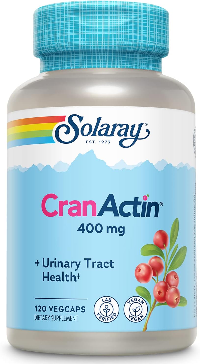 CranActin Cranberry Extract for Bladder Health Support 120 VegCaps