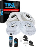 TRQ Performance Brake Pad & Rotor Kit for 2003-2007 Jeep Liberty